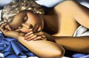 Tamara De Lempicka la dormeuse