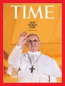 Editoriale aprile Papa Francesco - Time