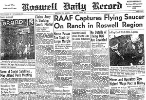 Roswell Daily Record 9 luglio 1947